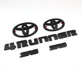  Matte Blackout Emblem Overlay Kit Oem  Toyota 4Runner Sr5 For 2014 - 2022 Sr5