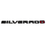 Overlay Matte Black Emblem Fit 2019-2023 Silverado Custom LT LTZ Fender Tailgate