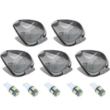 Super Duty Smoked Cab Roof Running Marker Light Covers Lens For Ford F250 F350 