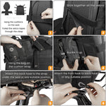 Universal Seat Cover Organizer Storage Tactical Molle Pouch Bag for Jeep JK JL