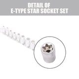 11 Pc Torx Star Bit Female E Socket Set Automotive Shop Tools External E4-E20