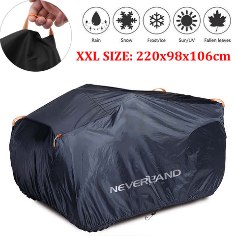 XXL Quad ATV Cover Waterproof Sun UV Rain Dust Resistant All Weather Protection