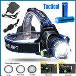 990000LM LED Headlamp Rechargeable Headlight Zoomable Head Torch Lamp Flashlight