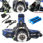 990000LM LED Headlamp Rechargeable Headlight Zoomable Head Torch Lamp Flashlight