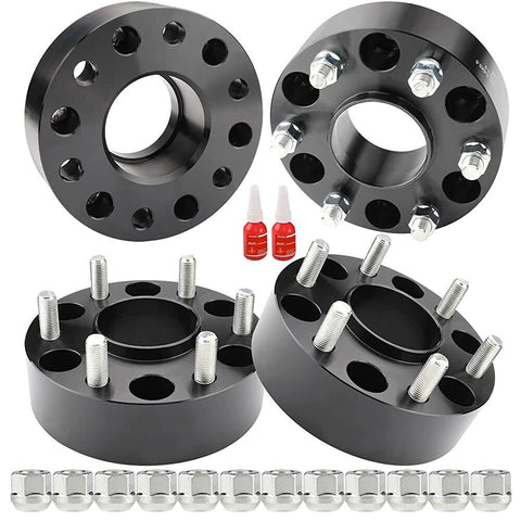4Pcs 2" Hubcentric 6X5.5 Wheel Spacers for Chevy Silverado Tahoe GMC Sierra 1500