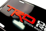 TRD off ROAD Embossed Aluminum License Plate TrdTundra 4Runner tacoma