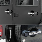 Door Grab Handle Inserts Cover for Jeep Wrangler JK JKU 2007-2018 Aluminum 5Pcs