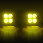 Amber LED Fog Lights Kit for Toyota Tacoma 4Runner Tundra 2010-2023