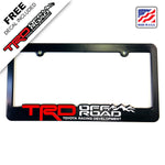 TRD OFF ROAD License Plate Frames Toyota Racing Development Tacoma Tundra 4Runner