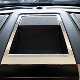 For Ford F150 F-150 2015+ Central Control Storage Box Trim Chrome Accessories