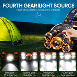 Super-Bright 5 X LED Headlamp Headlight Flashlight Head Torch Lamp
