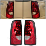 2PCS Red Tail Lights Brake Lamps for 2003-2006 Chevy Silverado 1500 2500 3500 HD