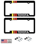 Toyota Retro Style License Plate Frame TRD-Offroad Tacoma FJ Cruiser 4x4